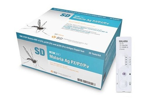 [0173-05FK80-25T] SD BIOLINE Malaria Antigen P.F/PV, 25 Tests